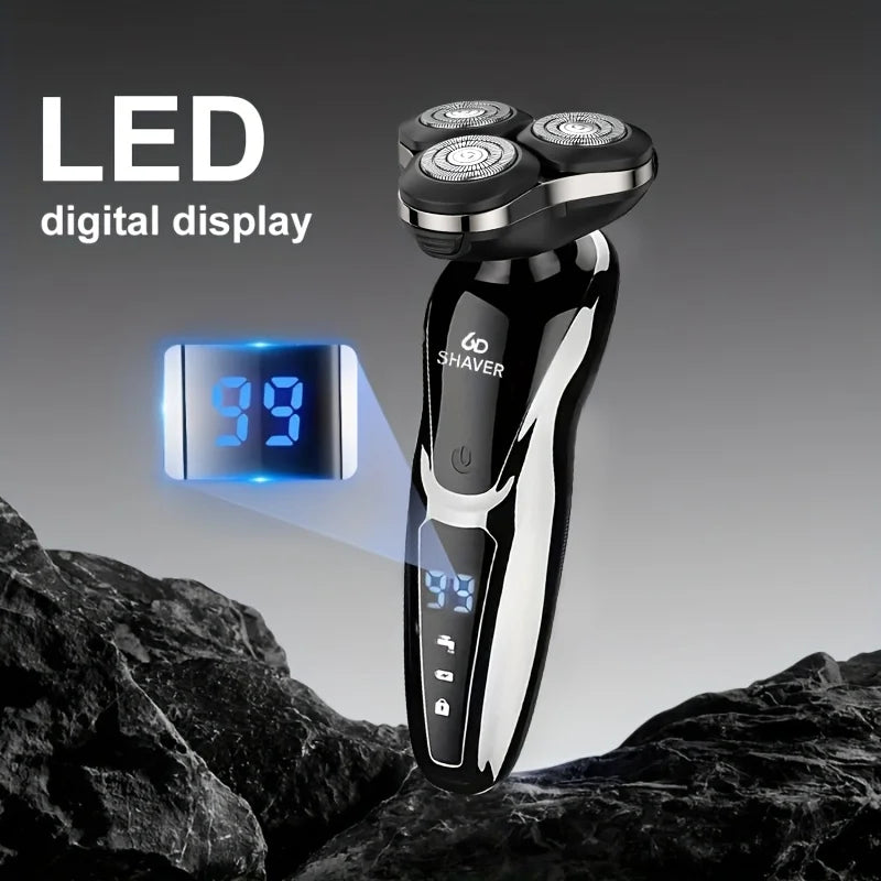 Electric Razor For Men, 3 In 1 Electric Shaver Nose Hair Trimmer