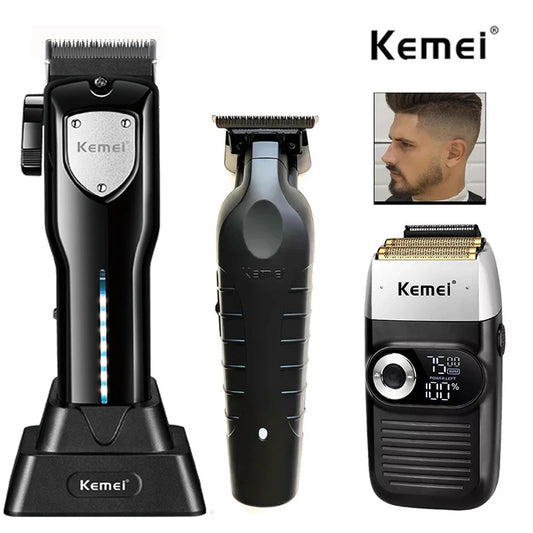 Kemei KM-2299 KM-2026 KM-5083 Professional Hair Clipper Kit