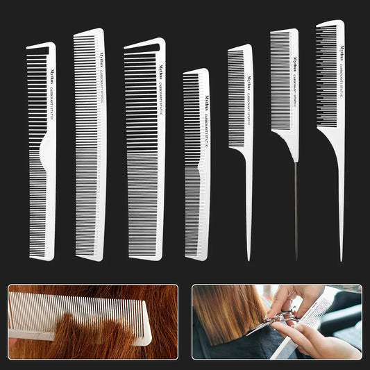 Professional Barber Haircut Hairdressing Styling Comb Sets