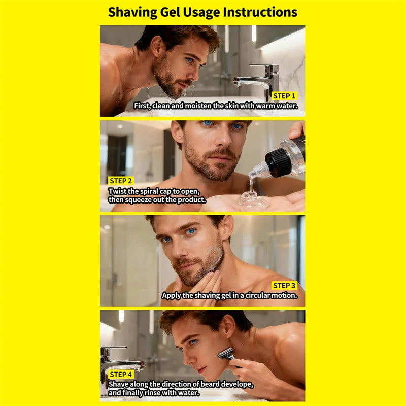 Shave Cream Shave Gel Natural Men Shaving Cream