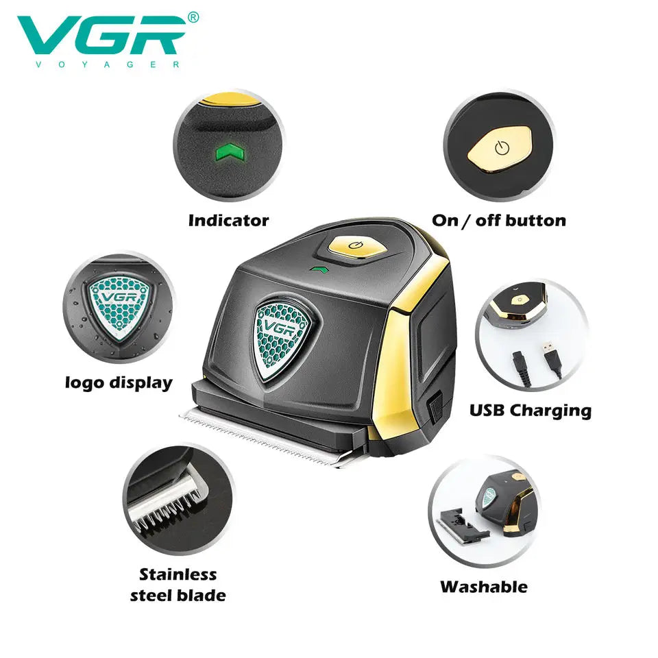 Original VGR Shortcut Self-Haircut Kit for Men Head Shavers