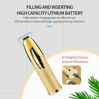 Original Kemei Metal Hair Trimmer For Men Professional Beard Hair Clipper