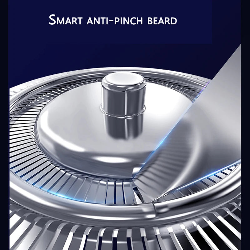 Pro Wet Dry Electric Shaver For Men Beard Hair Trimmer LCD Display