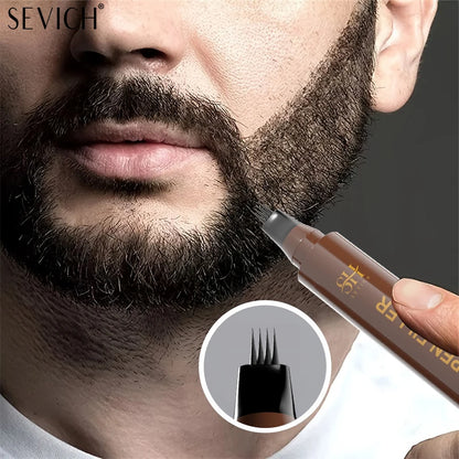 Beard Filling Pen Kit Beard Enhancer Brush Beard Coloring