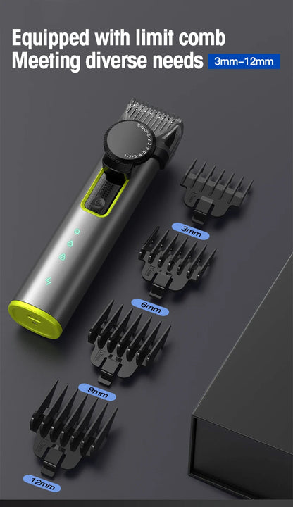IRUIBEAUTY 4-in-1 Hair Trimmer Electric Hair Clipper IPX5