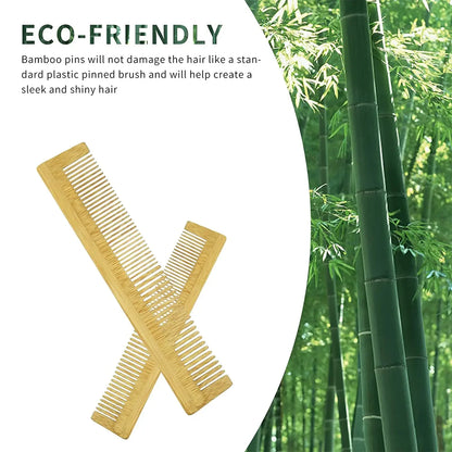 Customized LOGO Bamboo Comb Wood Pocket Beard Comb