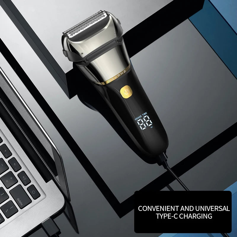 Electric Shaver 4D For Men Rechargeable Shaving Beard Razor