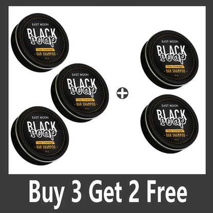 Men's Black Hair Soap Hair Darkening Soap Shampoo