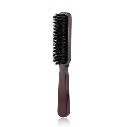 Hair Brush Wood Handle Boar Bristle Beard Comb
