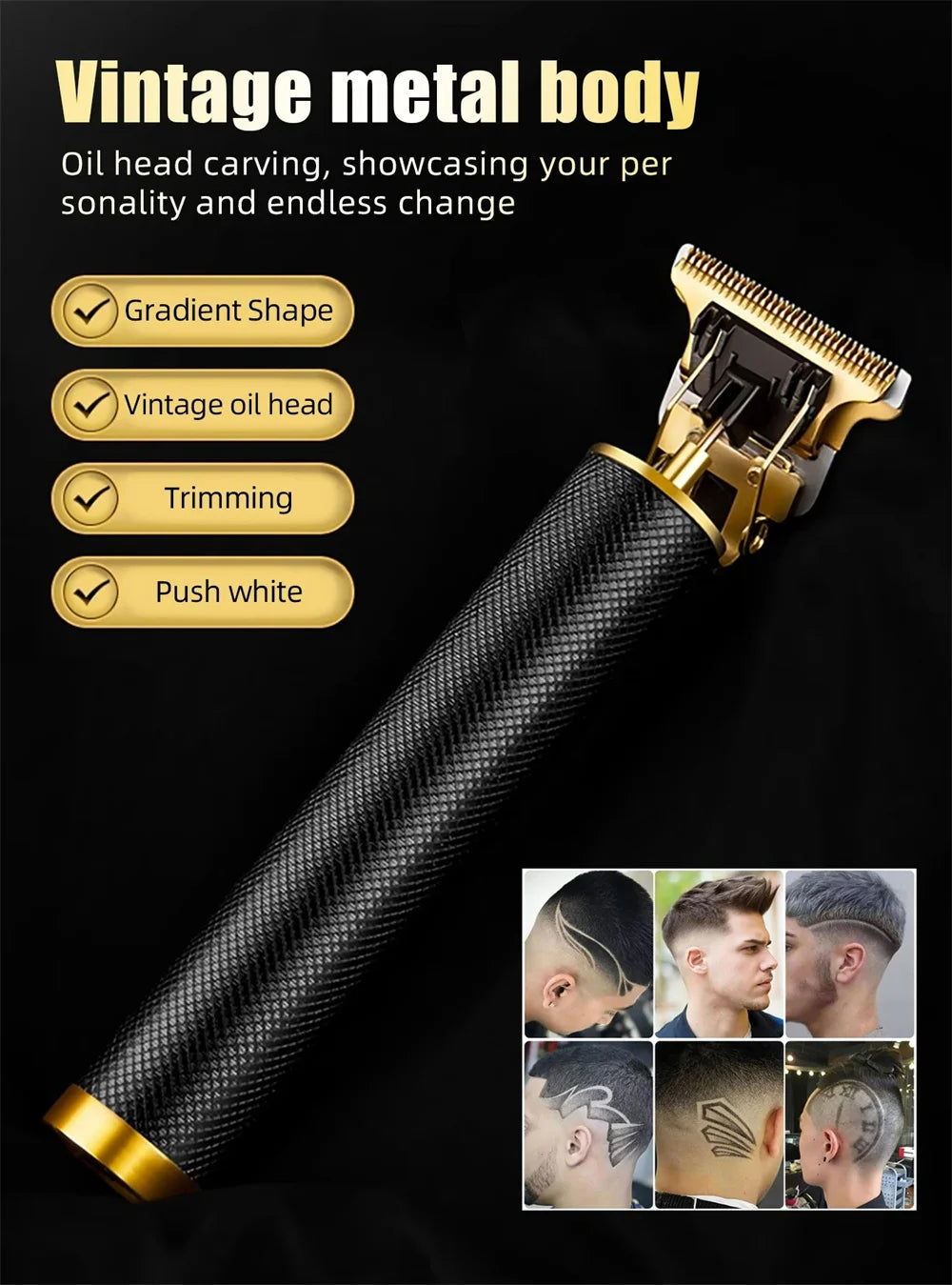 Electric Hair Cutting Machine Rechargeable Barber Hair Trimmer