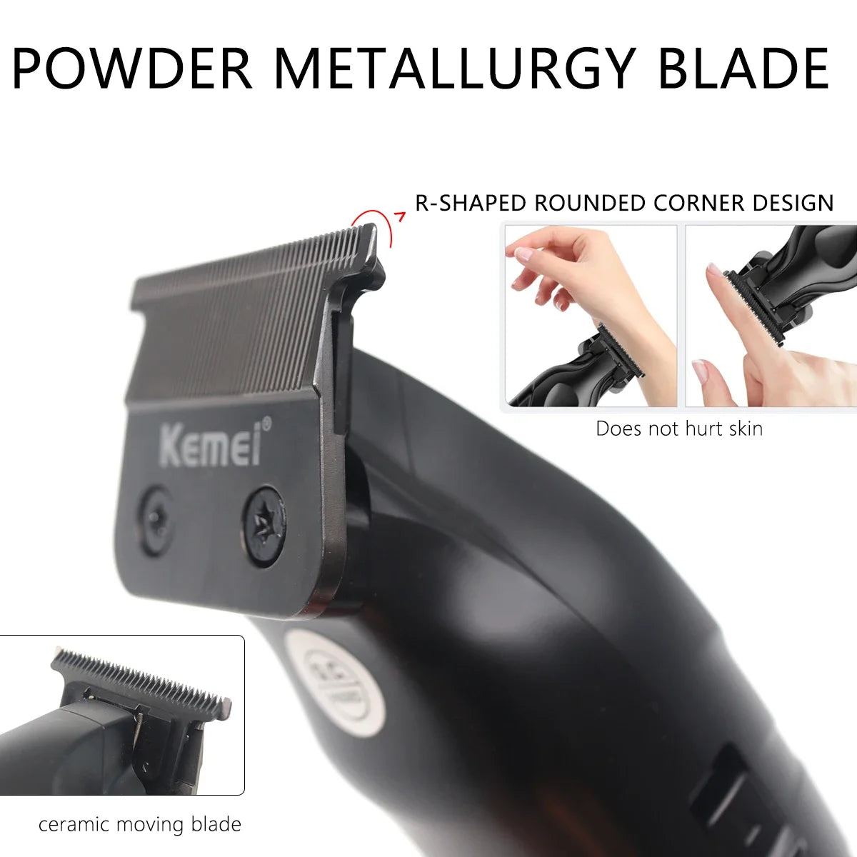 Kemei 2269 Professional Hair Trimmer 7500RPM Motor Barber Cutting