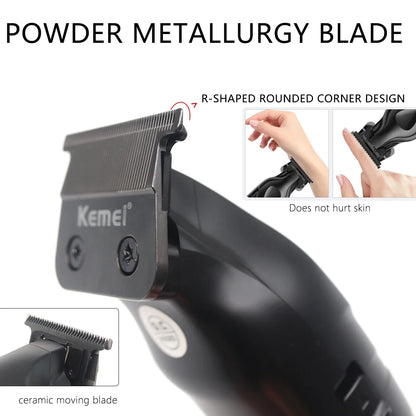 Kemei 2269 Professional Hair Trimmer 7500RPM Motor Barber Cutting