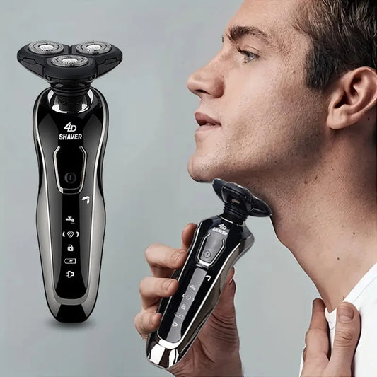 Professional men's electric shave for facial trimming