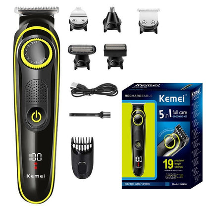 Original Kemei All In One Hair Trimmer For Men Grooming For Face