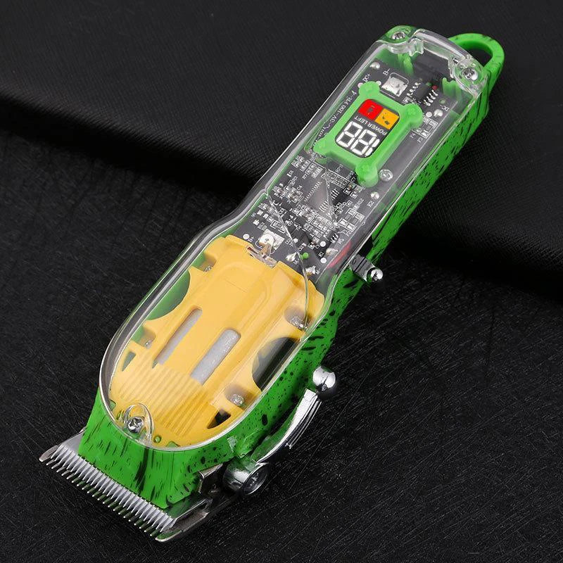 Professional Transparent Cover Hair Clipper for Men Electric Hair Trimmer