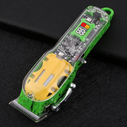 Professional Transparent Cover Hair Clipper for Men Electric Hair Trimmer