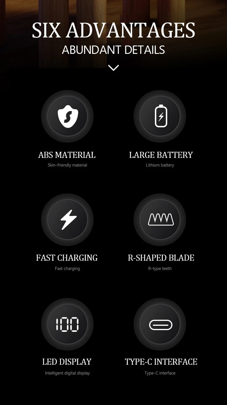 KEMEI Hair Salon Professional Hair Clipper and Shaving Set