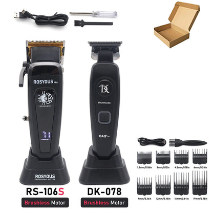 Professional Hair Clipper Brushless Motor DLC Blade  for Men 106