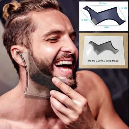 Men Beard Styling Template Stencil Beard Comb Beard Shaping