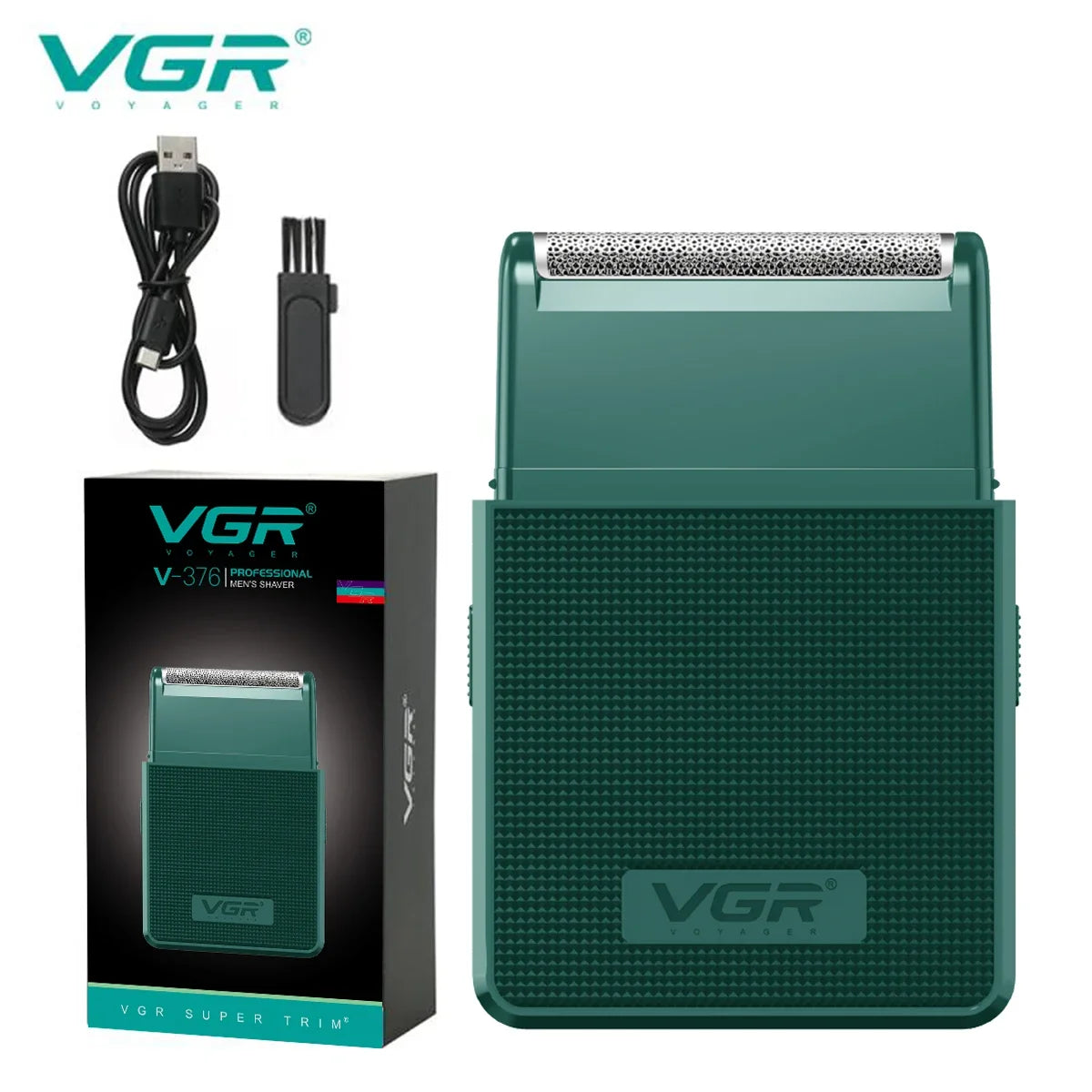 VGR Razor Rechargeable Shaver Professional Beard Trimmer V-376