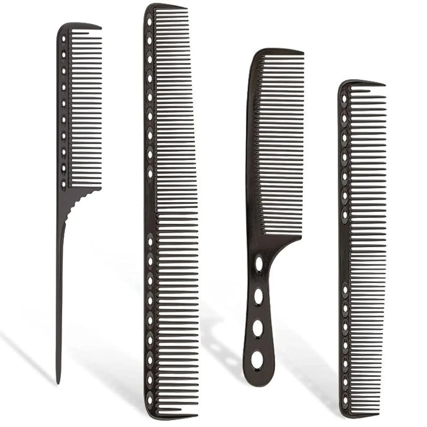 Aluminum Comb Set Barber Metal Hair Dressing Combs