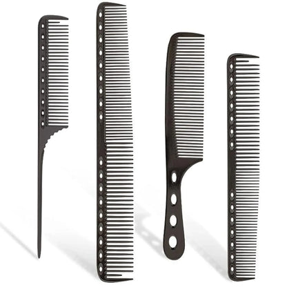 Aluminum Comb Set Barber Metal Hair Dressing Combs