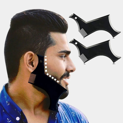 Men's Beard Comb Template Clear Ruler Styling Tool