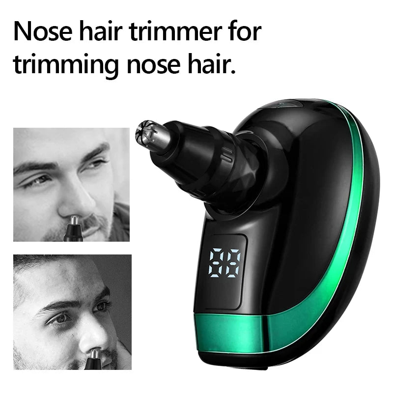5 In 1 4D Men's Rechargeable Bald Head Electric Shaver