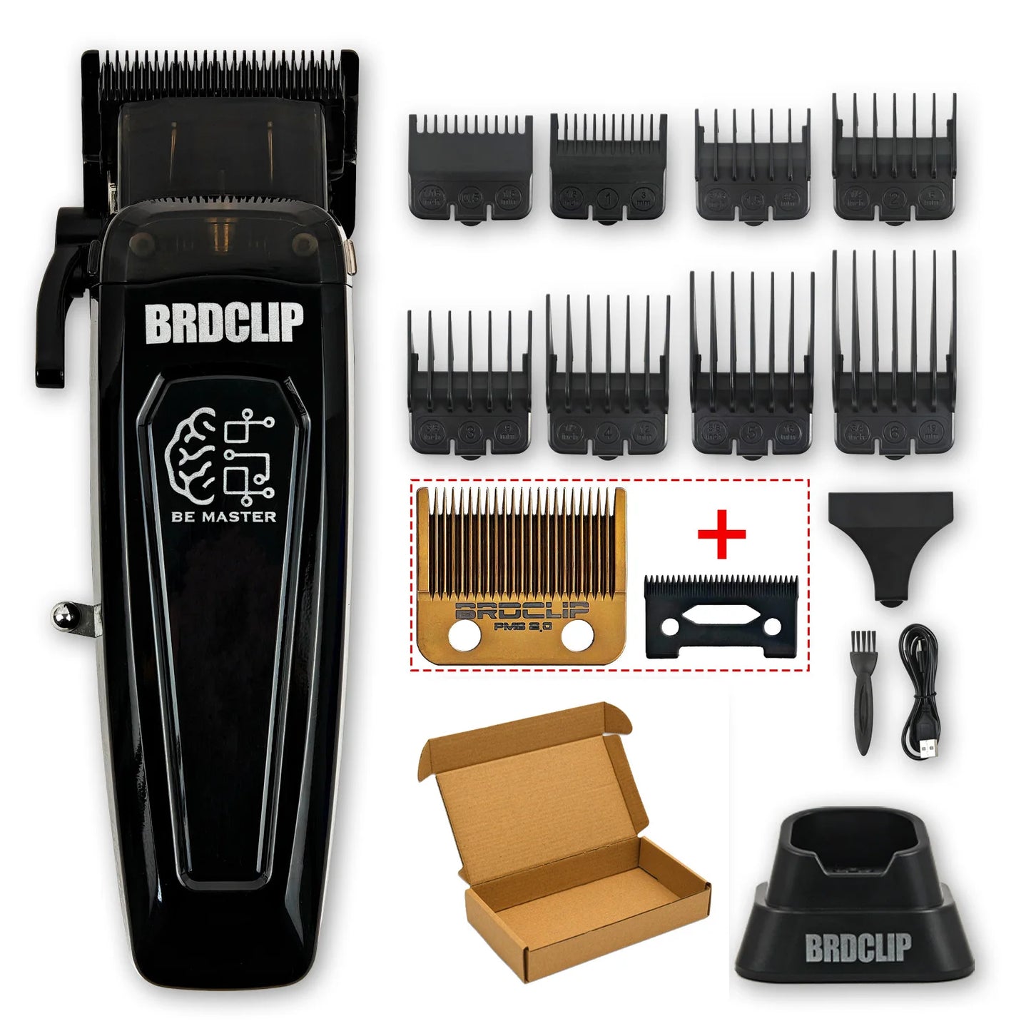 BRD-106 7500RPM Professional Men's Hair Clipper