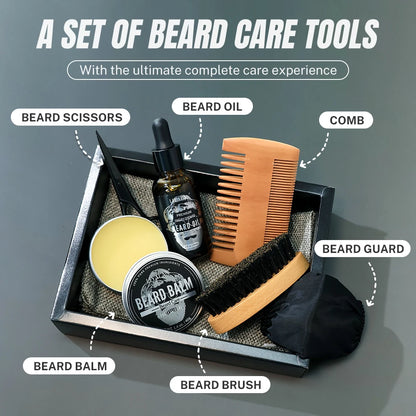 Men Beard Kit Beard Promote Enhancer Mustache Grooming