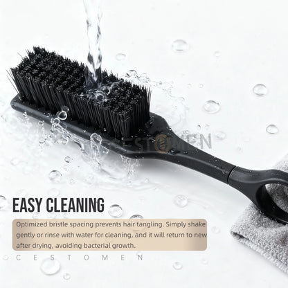 1Pc New Professional Rotate Mini Fade Brush Neck Sweeping