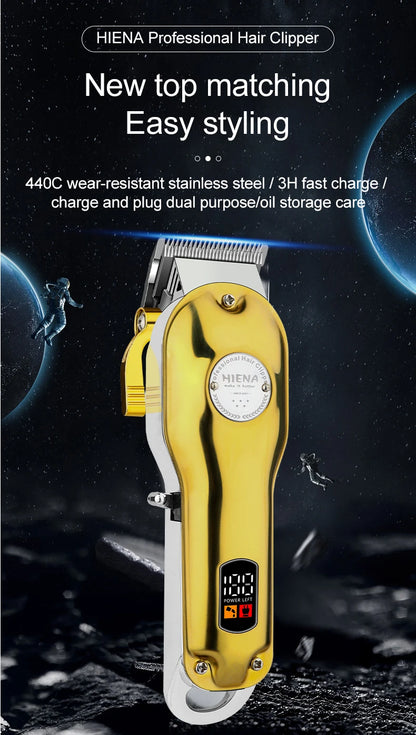 HIENA Professional barber Hair Clippers set Beard Trimmer