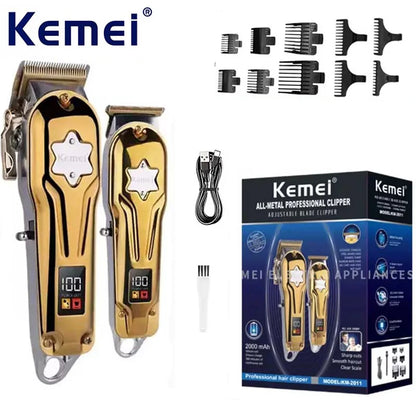 Kemei KM-2011 New Men's Electric Hair trimmer Two-Piece Suit