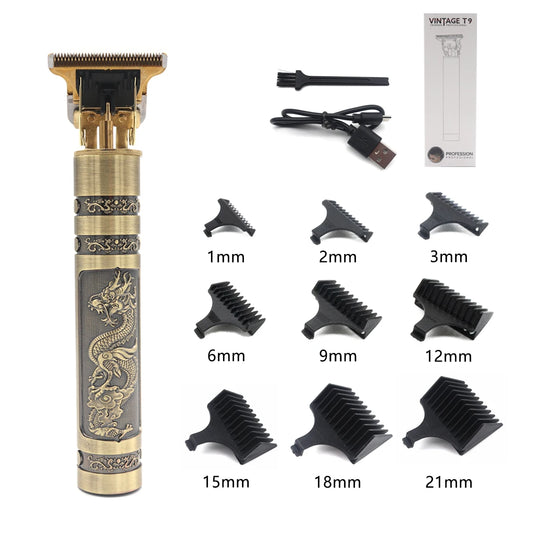 Professional T9 Hair Trimmer Machine Metal Body