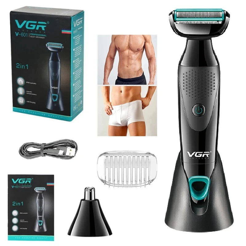 VGR new retro men's multi-functional 2-in-1 Shaver
