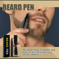 Waterproof Beard Pen Beard Filler Pencil And Brush Beard Enhancer