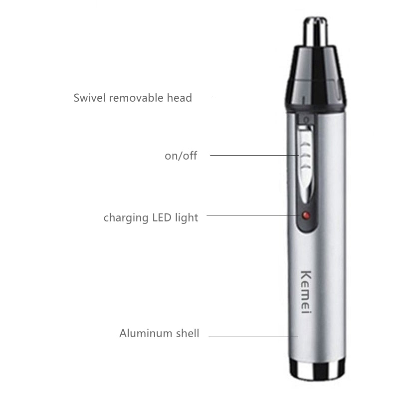 Origina 4in1 Rechargeable Nose Ear Hair Trimmer For Men
