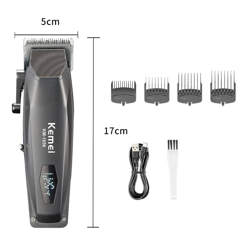 Kemei Professional Barber Hair Clippers USB Rechargeable