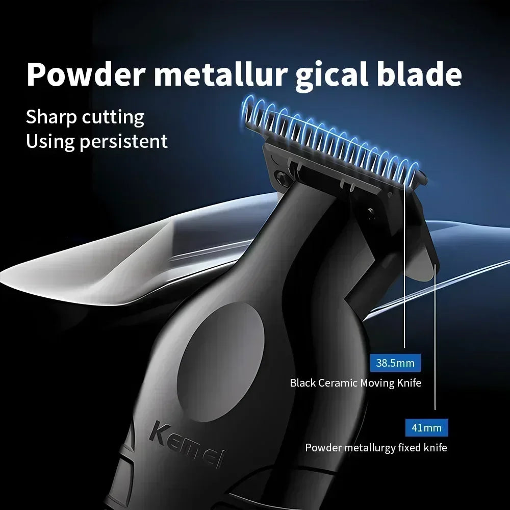 Hair Trimmer 0mm Zero Gapped Carving Clipper Detailer Machine