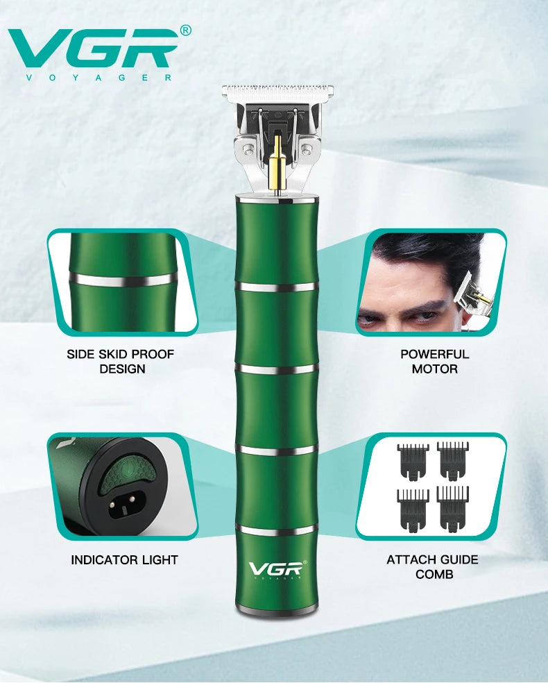VGR Retro Metal Electric Hair Clipper Hair Trimmer V-193