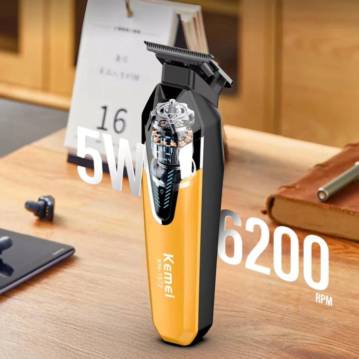 Kemei Hair Trimmers Electric Clippers Professional Hair Trimmers KM-1572