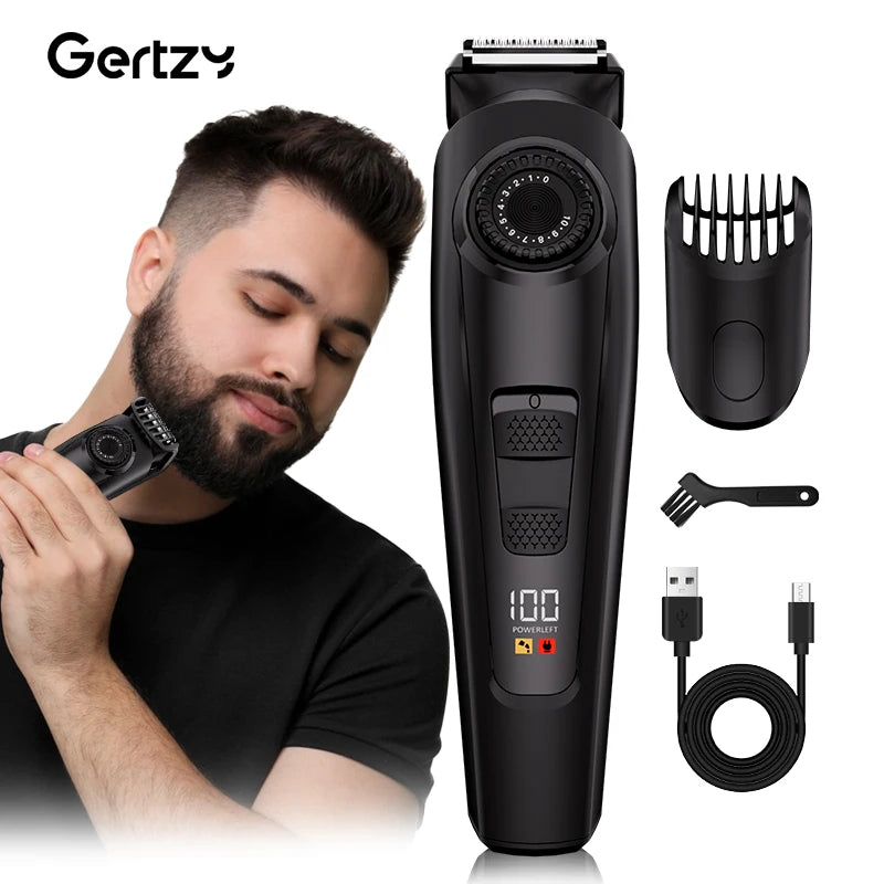 Electric hair clipper kit with digital display multifunctional