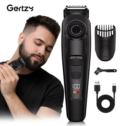 Electric hair clipper kit with digital display multifunctional