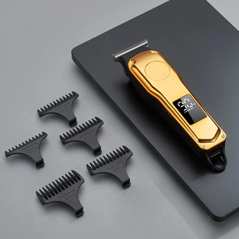 Men Hair Clippers Rechargeable Electric Cutting Beard Trimmer