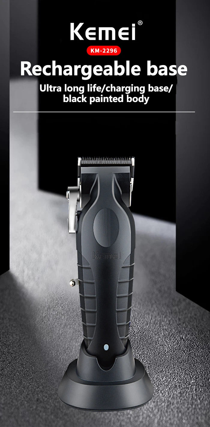 Kemei Professional Hair Clipper For Men Adjustable Hair Trimmer