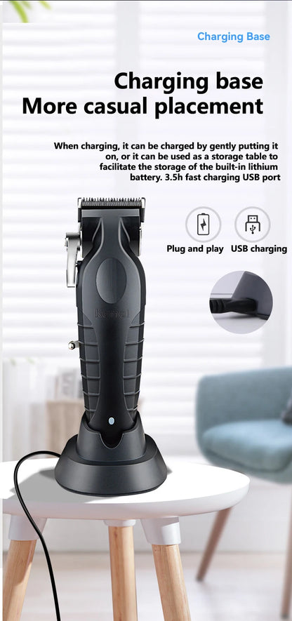 Kemei Professional Hair Clipper For Men Adjustable Hair Trimmer