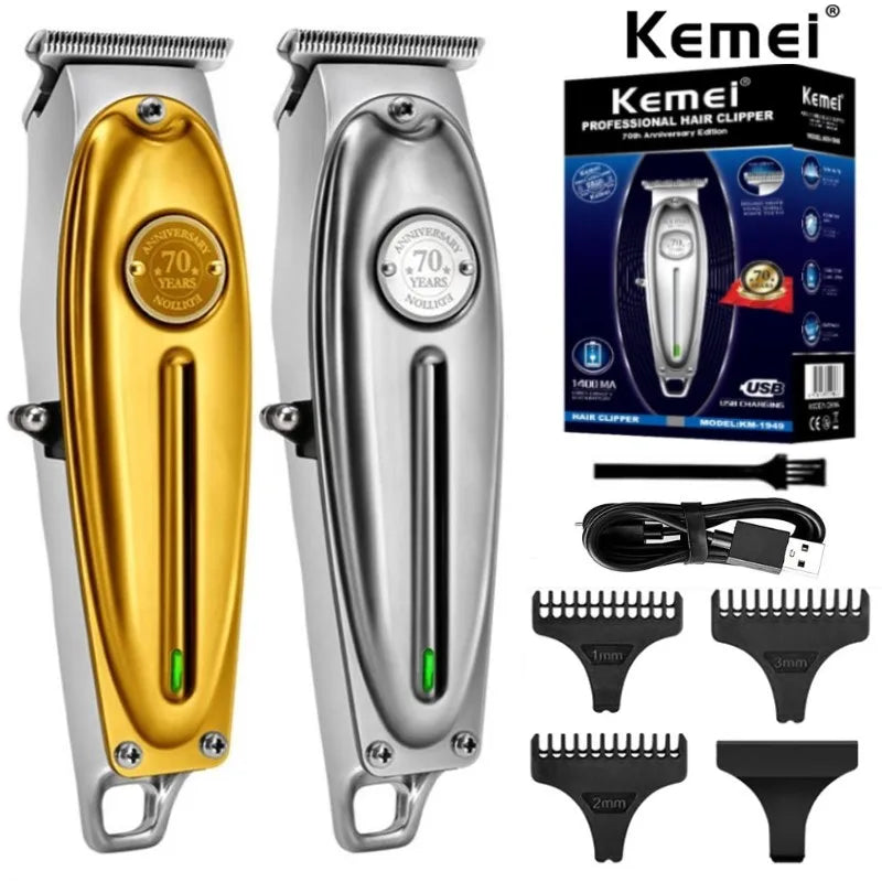 KM-1949 Pro electric barber full metal professional hair trimmer