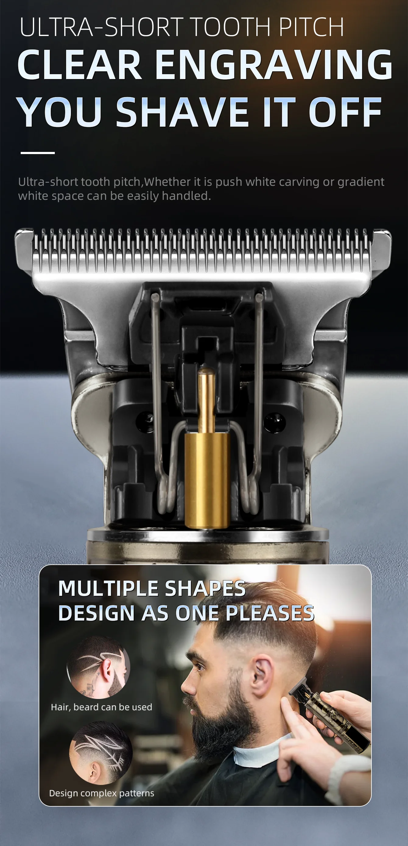KIKIDO Professional Electric Trimmers or Adults Men Clipper