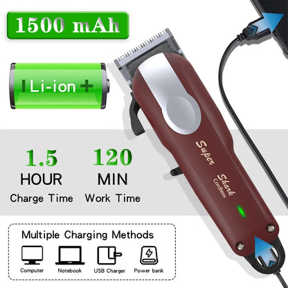 Magicful Professional Hair Clipper Beard Shaver Hair Cutting Machine
