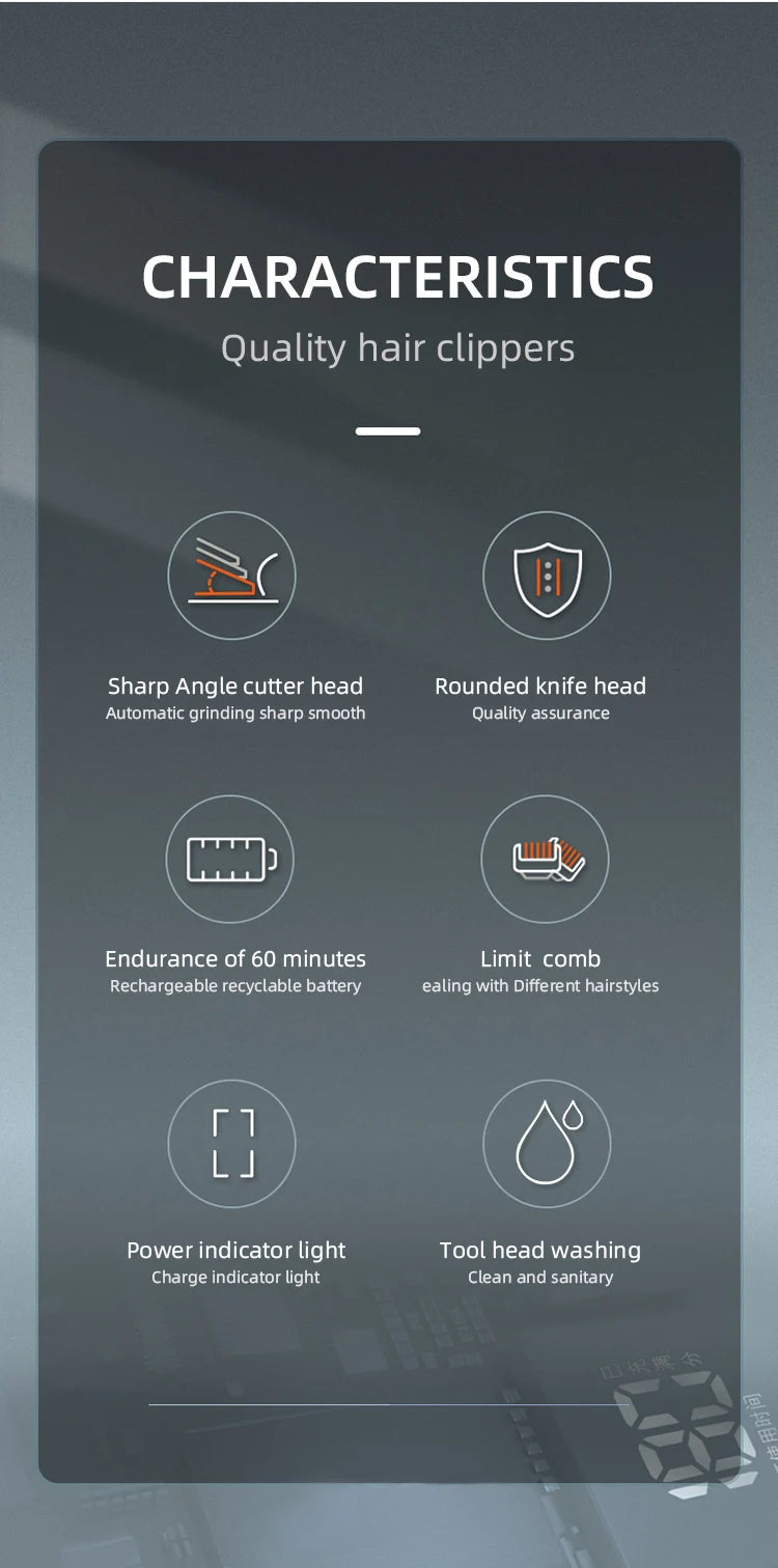 Kemei 418 Professional Electric Hair Clipper Styling Tool